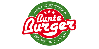 vegetarisch vegan essen gehen - Preisniveau: Standard Küche - Köln, Bonn, Eifel ... - Bunte Burger Logo - Bunte Burger Bio-Restaurant und Catering Köln