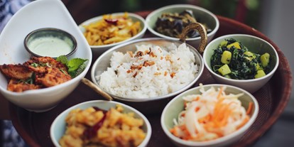 vegetarisch vegan essen gehen - Art der Küche: asiatisch - Berlin-Stadt Mitte - Bengalische Küche Freitag-Sonntag - Hasina Eatery