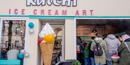vegetarisch vegan essen gehen - Preisniveau: Standard Küche - Katchi Ice Cream Art