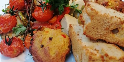 vegetarisch vegan essen gehen - Tageszeiten: Frühstück - Dresden - Vorspeisenteller - LadenCafé Aha GmbH