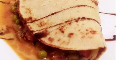 vegetarisch vegan essen gehen - Preisniveau: Standard Küche - Nürnberg - Cottage Pancake (vegan) - O'Toole's Schmiede Irish Pub and Restaurant 