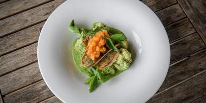 vegetarisch vegan essen gehen - Mittagsmenü - Biohofladen Overmeyer