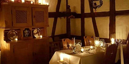 vegetarisch vegan essen gehen - Anlass: Gruppen - Deutschland - Candel light dinner - Hotel Restaurant Bibermühle 