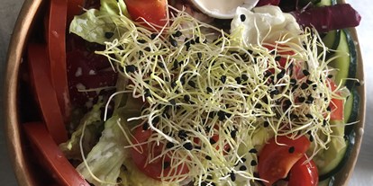 vegetarisch vegan essen gehen - Catering - Friedrichsthal (Regionalverband Saarbrücken) - Farmers Salat Take away  - La Cucina Verde La Piazza 