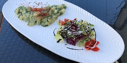 vegetarisch vegan essen gehen - Anlass: Gruppen - Deutschland - Plant based Gnocchi Gorgonzola  - La Cucina Verde La Piazza 