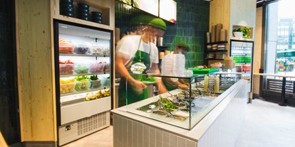 vegetarisch vegan essen gehen - Preisniveau: Standard Küche - Lüneburger Heide - Store Gänsemarkt - råbowls