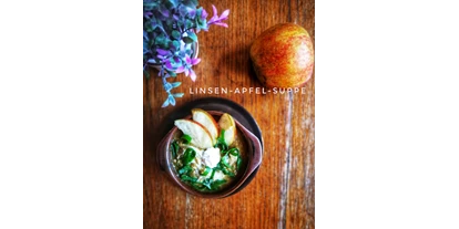 vegetarisch vegan essen gehen - Art der Küche: sonstiges - Oberhaching - Wochenspecial: Linsen-Apfel-Suppe - Rosinante