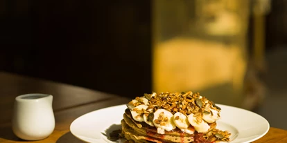 vegetarisch vegan essen gehen - Bio - Berlin - Canadian Style Pancakes  - Café Nullpunkt
