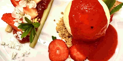 vegetarisch vegan essen gehen - Teningen - Vegetarische & Vegane Dessert - Schlosscafe 