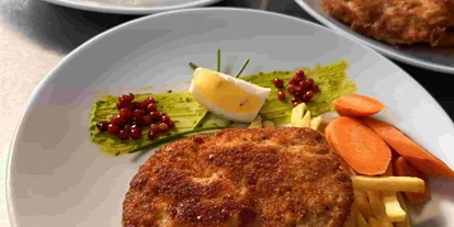 vegetarisch vegan essen gehen - Wie viel Veggie?: Restaurant mit VEGANEN Speisen - Teningen - Cordon Bleu (natürlich gibt es auch Fleisch Sie entscheiden was sie essen) - Schlosscafe 