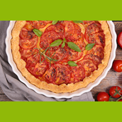 vegetarisch-vegan-kochen: Vegane Tomaten-Quiche