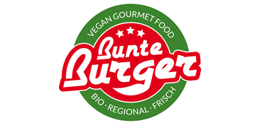 vegetarisch vegan essen gehen - Art der Küche: international - Bunte Burger Logo - Bunte Burger Bio-Restaurant und Catering Köln