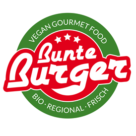 vegetarisches veganes Restaurant: Bunte Burger Logo - Bunte Burger Bio-Restaurant und Catering Köln