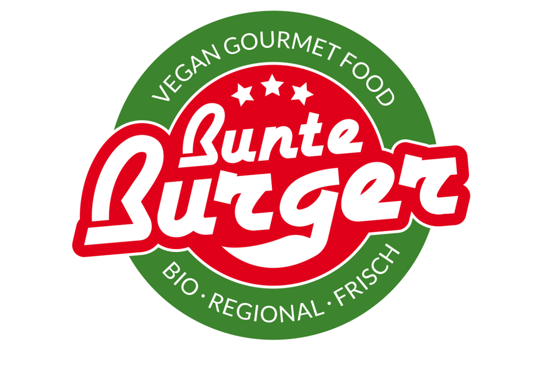 vegetarisches veganes Restaurant: Bunte Burger Logo - Bunte Burger Bio-Restaurant und Catering Köln