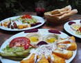 vegetarisches veganes Restaurant: Unser vegetarischer Haloumi-Teller  - Orient Restaurant Der Express