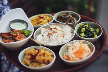 vegetarisches veganes Restaurant: Bengalische Küche Freitag-Sonntag - Hasina Eatery