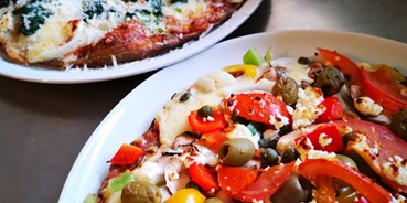 vegetarisch vegan essen gehen - Art der Küche: italienisch - Tilos PIZZABOX (Detmold)