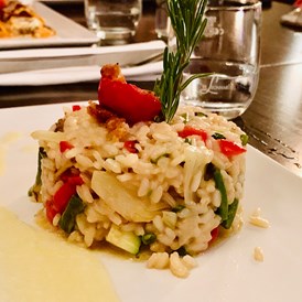 vegetarisches veganes Restaurant: Gemüse Risotto - La Monella