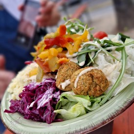 vegetarisches veganes Restaurant: Unsere Tante Erna ! Eine super leckere Bowl - Veggie Foods