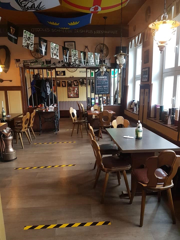 vegetarisches veganes Restaurant: Innenbereich von O´Toole´s Schmiede Irish Pub & Restaurant - O'Toole's Schmiede Irish Pub and Restaurant 