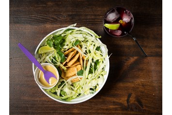 vegetarisches veganes Restaurant: taco salat - Burrito Baby