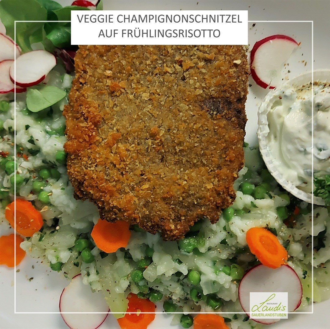 Laudis Sauerlandstuben Top vegane Gerichte Veggie Champignonschnitzel