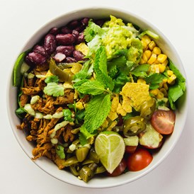 vegetarisches veganes Restaurant: mad mexicana bowl - Rå | bowls & juices.