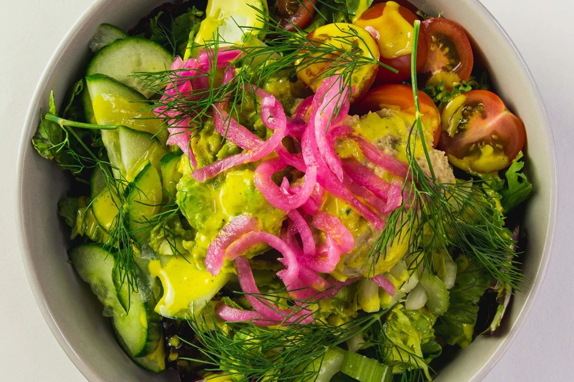 vegetarisches veganes Restaurant: amsterdam avo bowl - råbowls