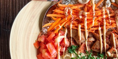 vegetarisch vegan essen gehen - Art der Küche: mexikanisch - White Smoked Vegan Bowl - Rich 'n Greens