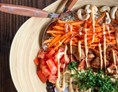 vegetarisches veganes Restaurant: White Smoked Vegan Bowl - Rich 'n Greens