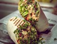 vegetarisches veganes Restaurant: Grilled Veggie Burrito - Rich 'n Greens