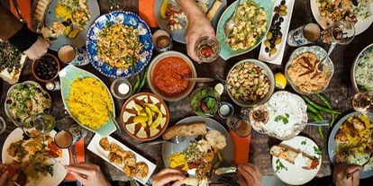 vegetarisch vegan essen gehen - Catering Ausrichtung: Catering mit vegetarischen Speisen - Café Kasbar