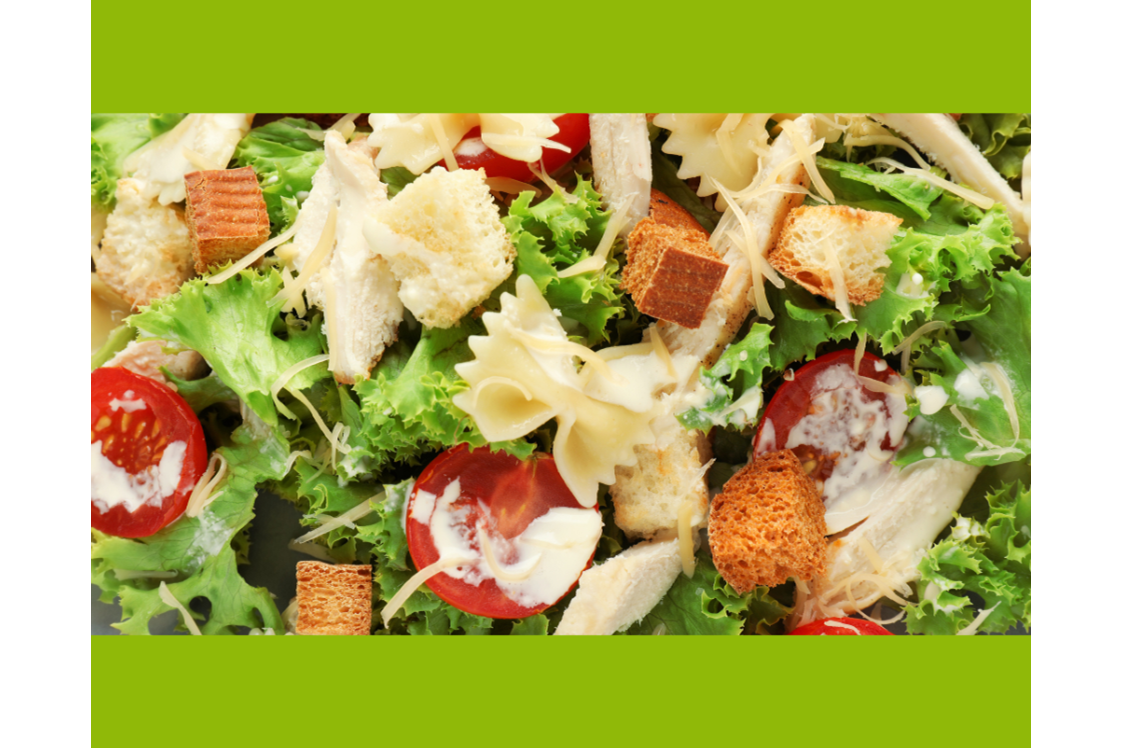 vegetarische-vegane-rezepte: Vegane Caesar Salad Pasta