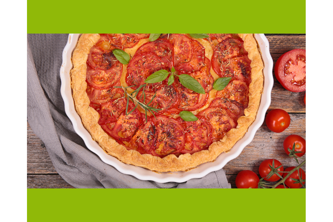 vegetarische-vegane-rezepte: Vegane Tomaten-Quiche